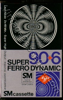AGFA AGFA Super Ferro Dynamic 1975–77 Type I Cassette Tape