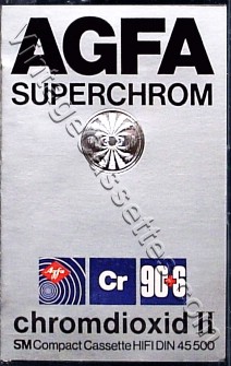 AGFA AGFA SuperChrom Type II 1978–79 Type II Cassette Tape