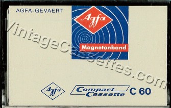 AGFA AGFA C-60 Type I 1966 Type I Cassette Tape
