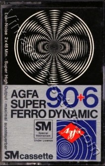 AGFA AGFA Super Ferro Dynamic 1978–79 Type I Cassette Tape