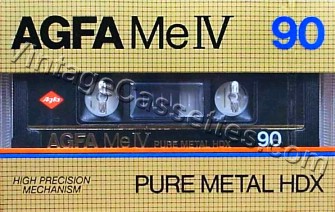 AGFA AGFA MeIV Pure Metal HDX Type IV 1982–85 Type IV Cassette Tape