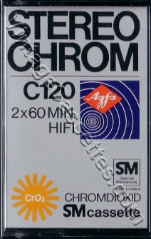 AGFA AGFA StereoChrom 1975–77 Type II Cassette Tape