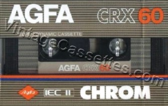 AGFA AGFA CRX 1982–85 Type II Cassette Tape