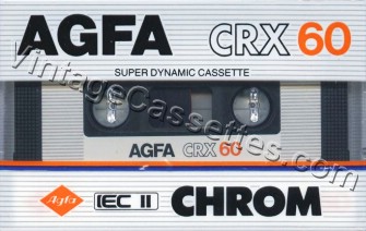AGFA AGFA CRX 1985–86 Type II Cassette Tape