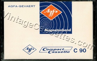 AGFA AGFA C-90 Type I 1967 Type I Cassette Tape