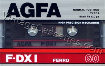 AGFA AGFA F-DX I 1987–89 Type I Cassette Tape