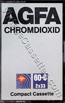 AGFA AGFA ChromDioxid Type II 1979–80 Type II Cassette Tape