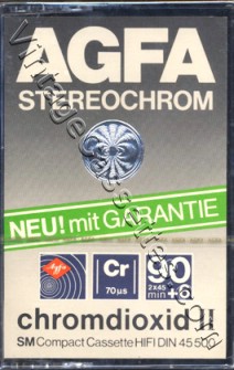 AGFA AGFA StereoChrom Type II 1981 version 1980–82 Type II Cassette Tape