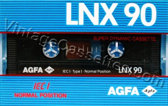 AGFA AGFA LNX 1989–91 Type I Cassette Tape