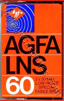 AGFA AGFA LNS 1980–82 Type I Cassette Tape