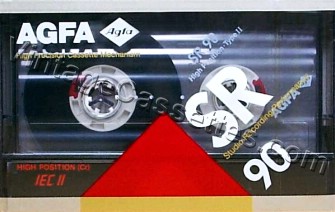 AGFA AGFA SR Type II 1989–91 Type II Cassette Tape