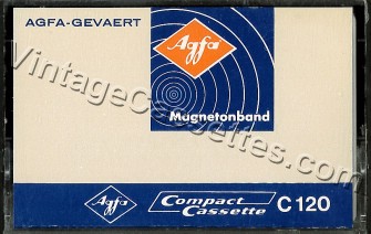 AGFA AGFA C-120 Type I 1967 Type I Cassette Tape