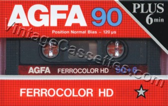 AGFA AGFA FerroColor HD 1985–86 Type I Cassette Tape