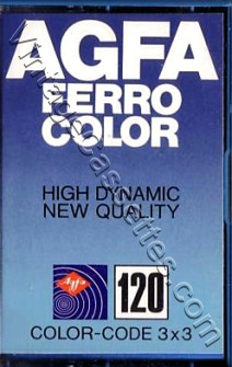 AGFA AGFA Ferro Color Blue 1978–79 Type I Cassette Tape