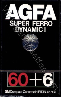 AGFA AGFA Super Ferro Dynamic I Type I 1979–80 Type I Cassette Tape