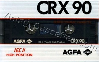 AGFA AGFA CRX 1989–91 Type II Cassette Tape