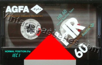 AGFA AGFA HR 1989–91 Type I Cassette Tape