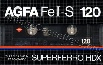 AGFA AGFA FeI-S SuperFerro HDX Type I 1982–85 Type I Cassette Tape