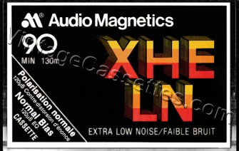 AudioMagnetics AudioMagnetics XHE LN 1979–81 Type I Cassette Tape