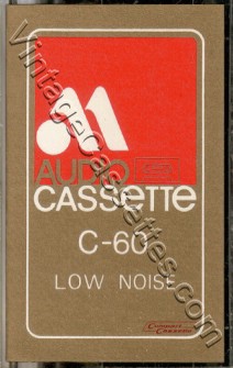 AudioMagnetics AudioMagnetics Low Noise C-60 1970–72 Type I Cassette Tape