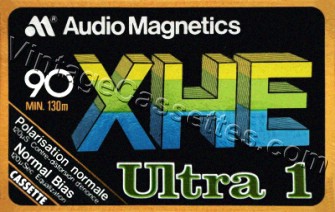 AudioMagnetics AudioMagnetics XHE Ultra 1 1979–81 Type I Cassette Tape