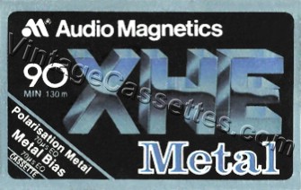 AudioMagnetics AudioMagnetics XHE Metal 1979–81 Type IV Cassette Tape