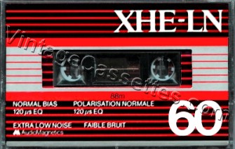 AudioMagnetics AudioMagnetics XHE LN 1982–84 Type I Cassette Tape