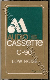 AudioMagnetics AudioMagnetics Low Noise C-90 1970–72 Type I Cassette Tape
