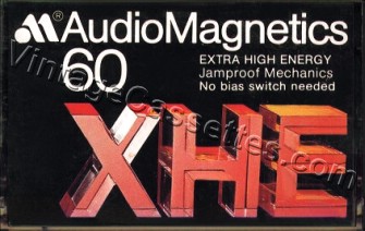 AudioMagnetics AudioMagnetics XHE 1975–77 Type I Cassette Tape