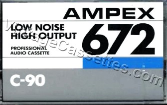 Ampex Ampex 672 1985–93 Type I Cassette Tape