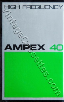 Ampex Ampex 360 High Frequency C-40 1972–74 Type I Cassette Tape