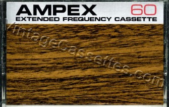 Ampex Ampex 362 Extended Frequency 1972–74 Type I Cassette Tape
