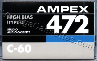 Ampex Ampex 472 1985–93 Type II Cassette Tape