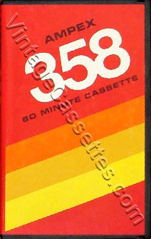 Ampex Ampex 358 1974–77 Type I Cassette Tape