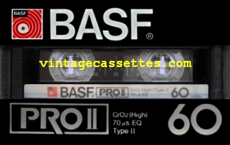 BASF BASF PRO II 1982–84 Type II Cassette Tape