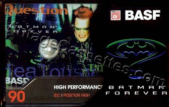 BASF BASF Batman Forever Type II Special Series 1995–97 Type II Cassette Tape