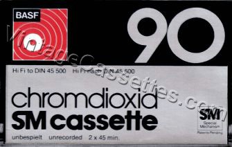 BASF BASF Chromdioxid 1974–75 Type II Cassette Tape