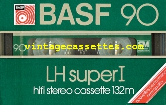 BASF BASF LH super I Type I Earlier Version 1982–83 Type I Cassette Tape