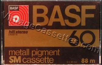 BASF BASF Metall Pigment Type IV  1977–79 Type IV Cassette Tape