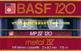 BASF BASF Metal IV Type IV "big window" version 1985–87 Type IV Cassette Tape