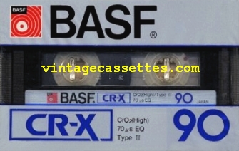 BASF BASF CR-X 1982–84 Type II Cassette Tape