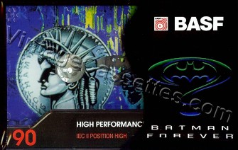 BASF BASF Batman Forever Type II Special Series 1995–97 Type II Cassette Tape