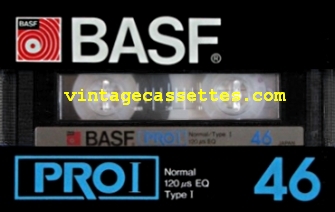 BASF BASF PRO I 1982–84 Type I Cassette Tape