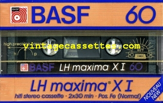 BASF BASF LH maxima X I 1985–87 Type I Cassette Tape