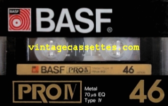 BASF BASF PRO IV 1982–84 Type IV Cassette Tape