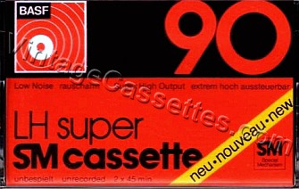 BASF BASF LH Super 1974–75 Type I Cassette Tape