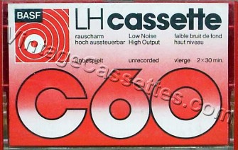 BASF BASF LH 60 Type I 1976 Type I Cassette Tape