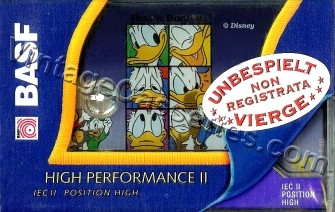 BASF BASF Donald Duck Type II Special Series 1995–97 Type II Cassette Tape
