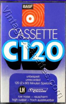 BASF BASF LH 120 Type I 1971–73 Type I Cassette Tape