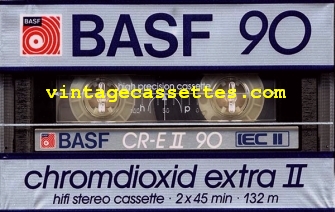 BASF BASF Chromdioxid extra II Type II "big window" version 1985–87 Type II Cassette Tape